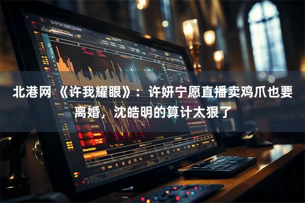 北港网 《许我耀眼》：许妍宁愿直播卖鸡爪也要离婚，沈皓明的算计太狠了