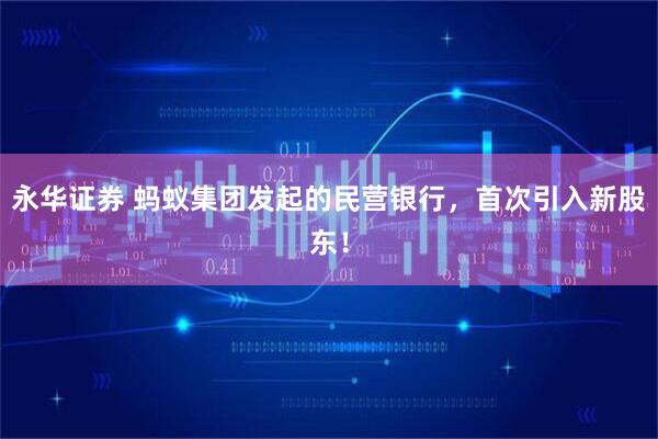 永华证券 蚂蚁集团发起的民营银行，首次引入新股东！